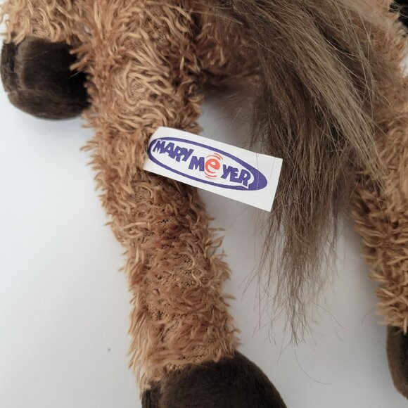 Mary Meyer Plush Horse Stuffed Animal Toy - Brown & Cream 12" - Picture 4 of 7
